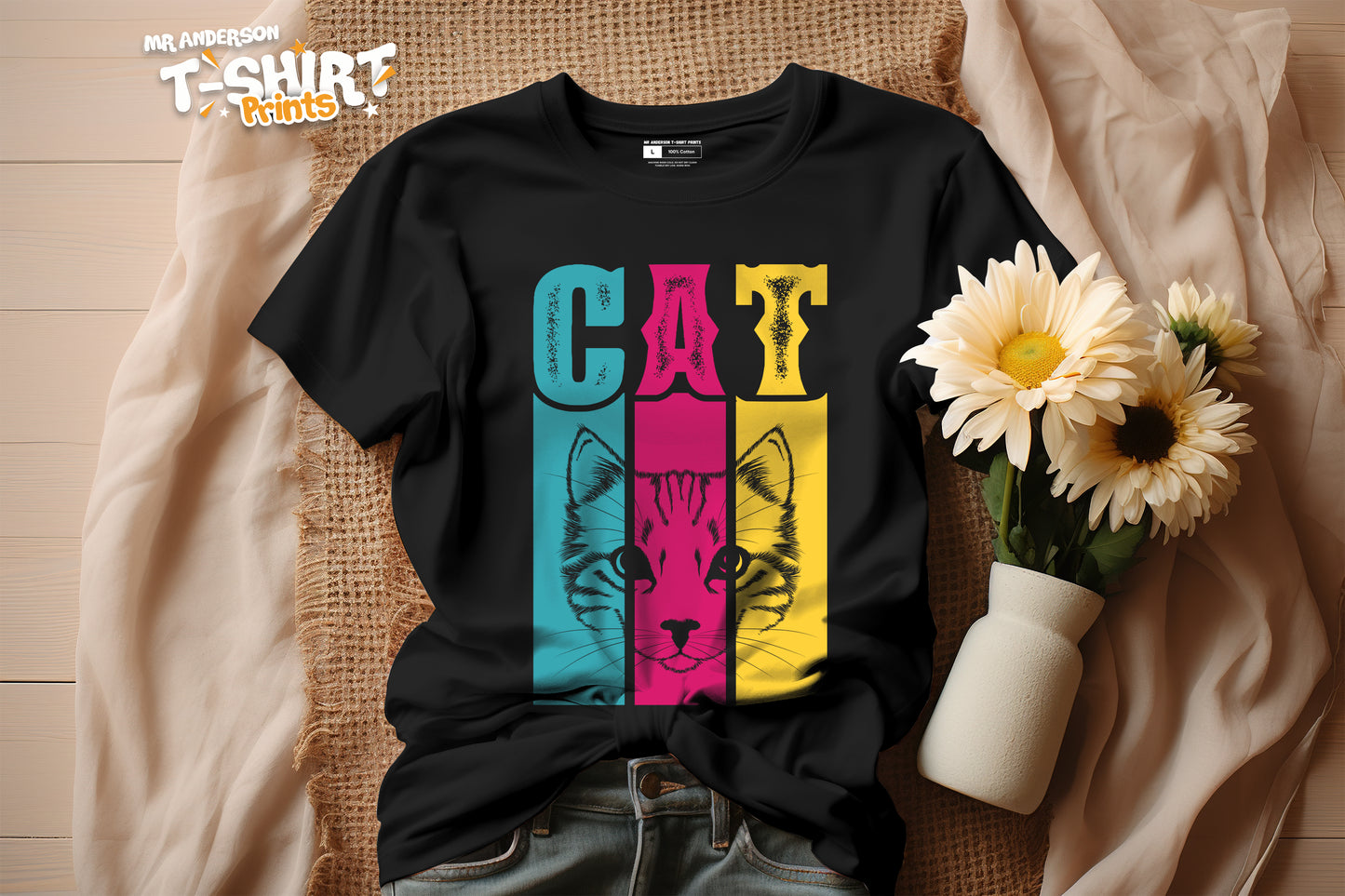 Colorful Cat Tees