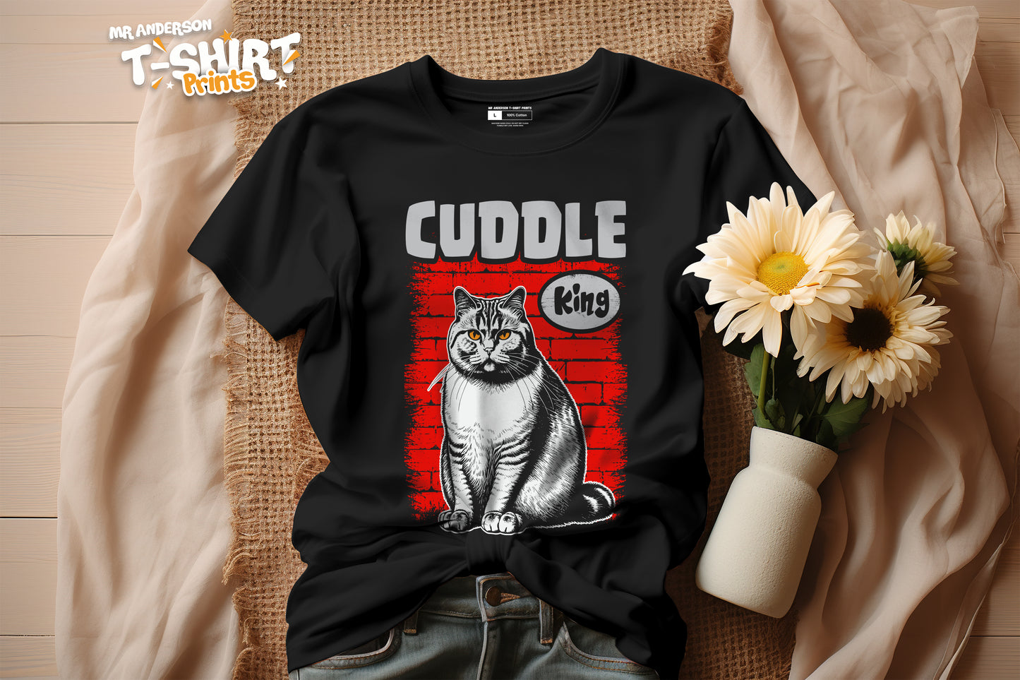 Cuddle King Cat Tees