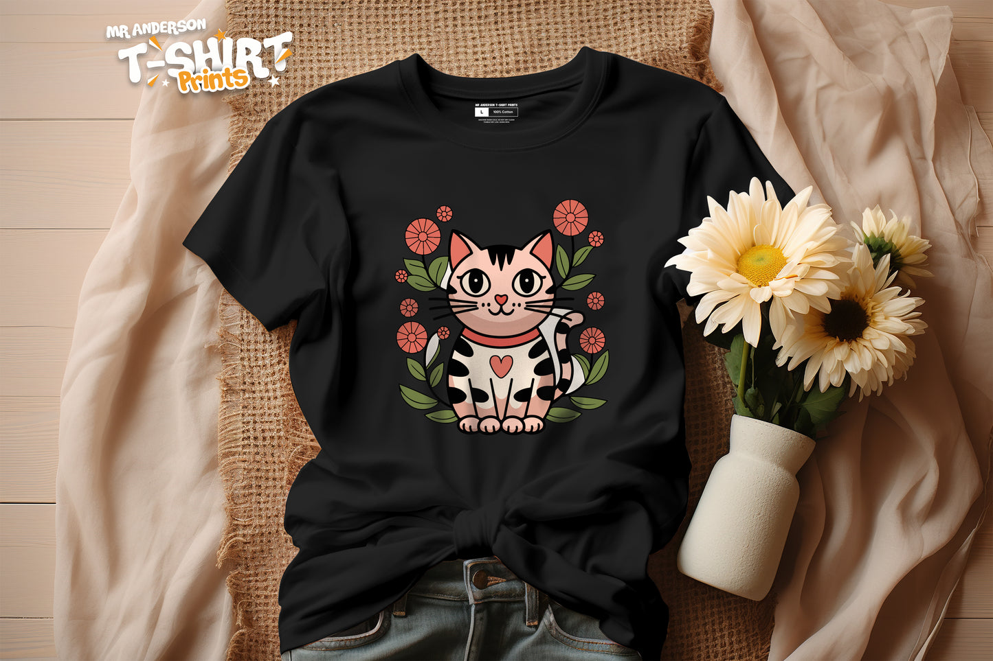 Cute Happy Cat Tees