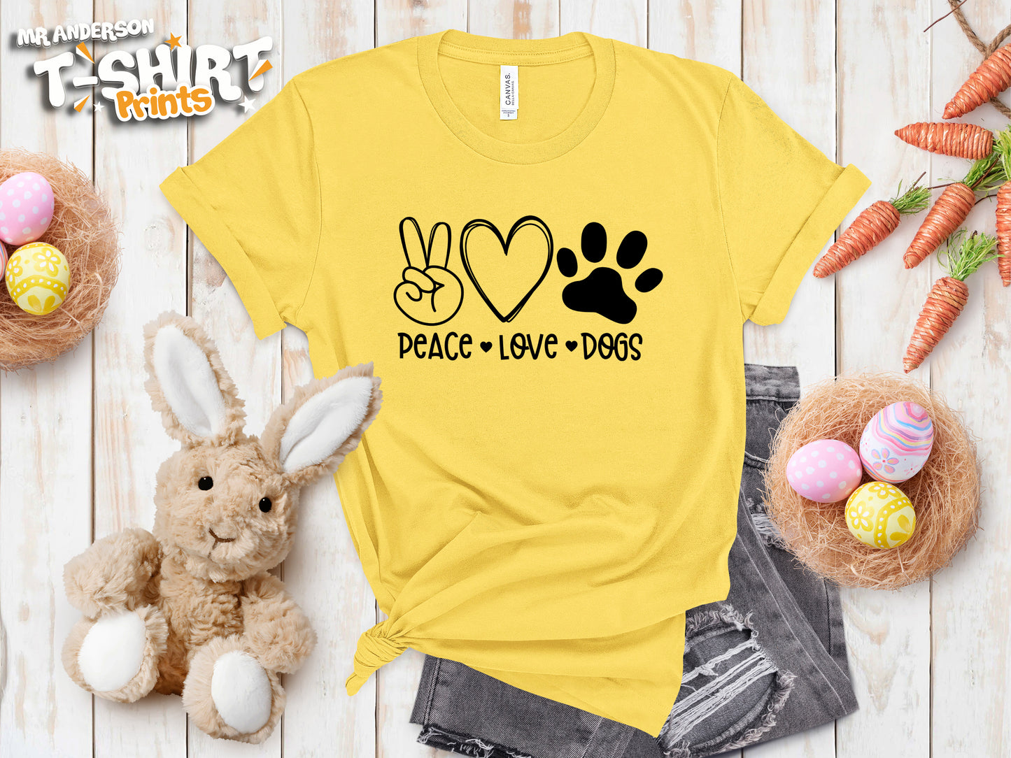 Peace, Love & Dogs Tees