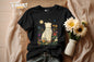Cat In The Flower Fields Tees