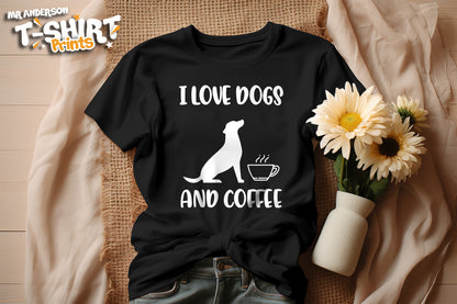 I love dogs and coffee Tees